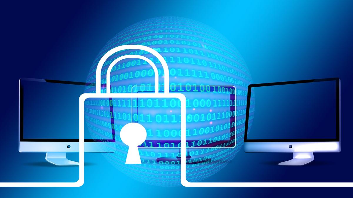 Digital padlock protecting netwrok