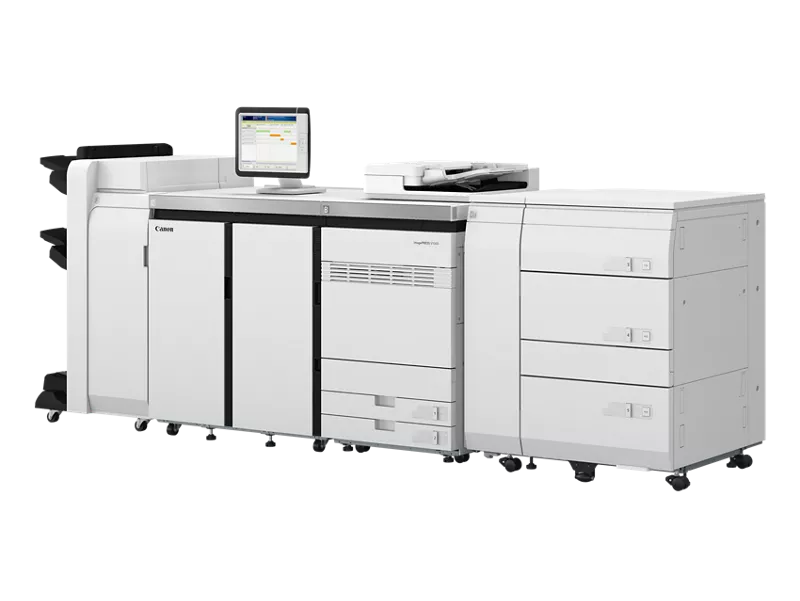 Close up of man using an office print copy machine